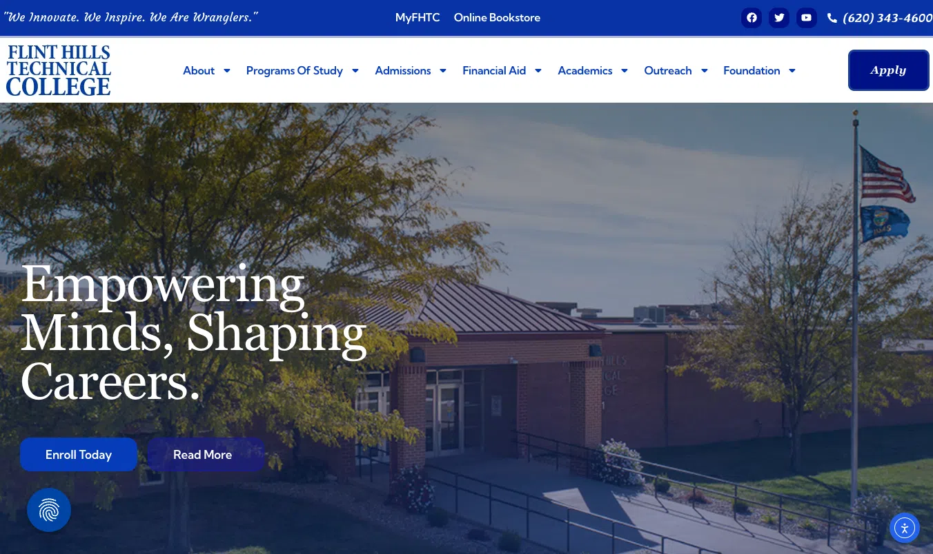 Flint Hills Technical College rolls out new enhanced website