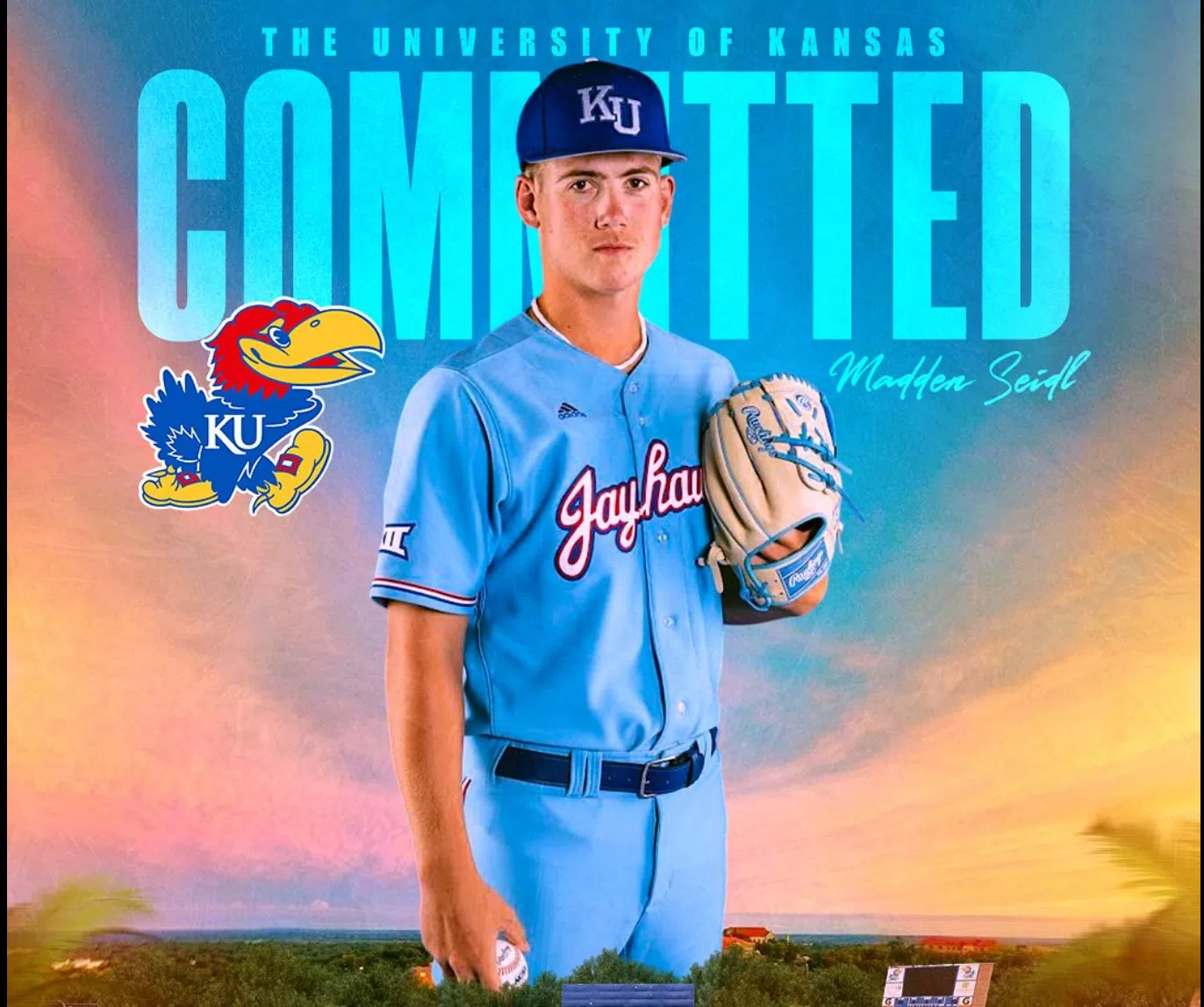 Emporia High alum Madden Seidl commits to Kansas for baseball