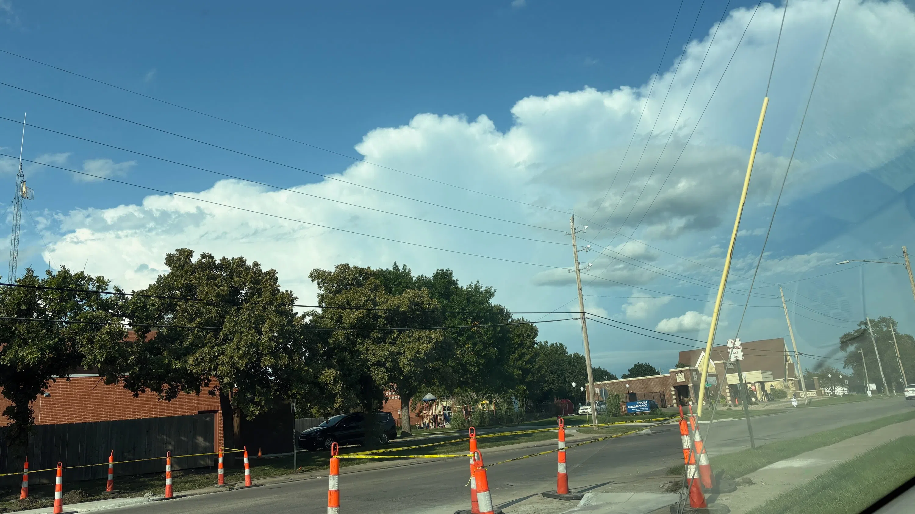 Rain, isolated large hail develops with Wednesday storm activity