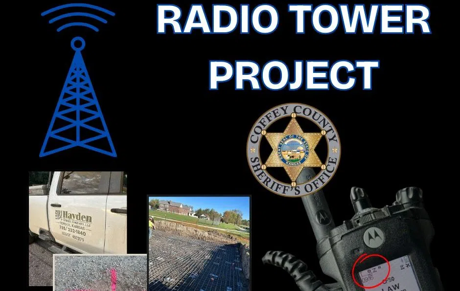 Coffey County begins erecting radio communications towers