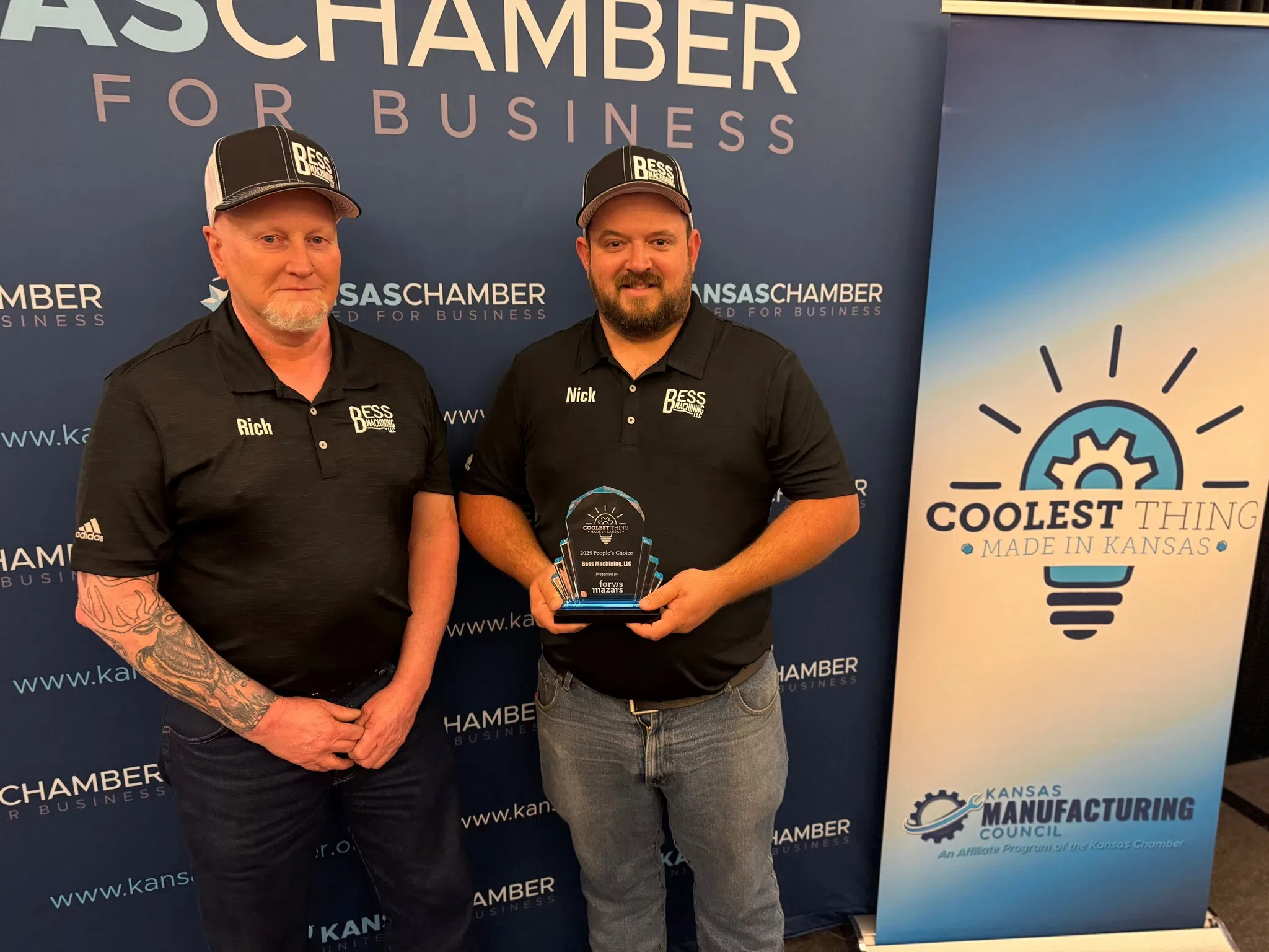 Bess Machining owner 'definitely taken off guard' after Pivot Sign Device wins Coolest Thing Made in Kansas