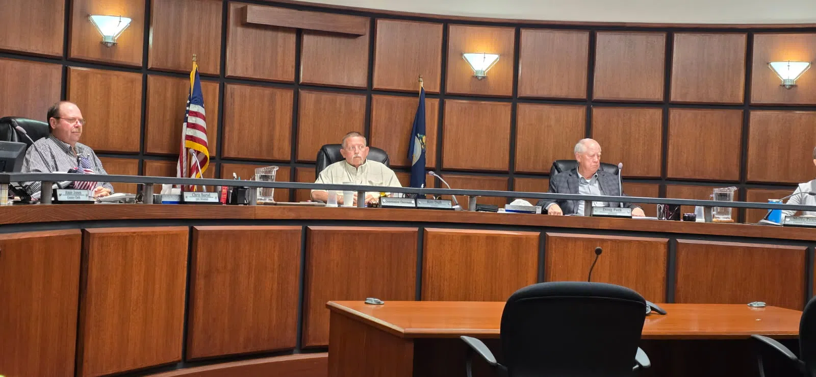 County commission approves contracts for shooting range/911 dispatch center project and letter of support for IdeaTek grant application as part of jam-packed agenda Thursday