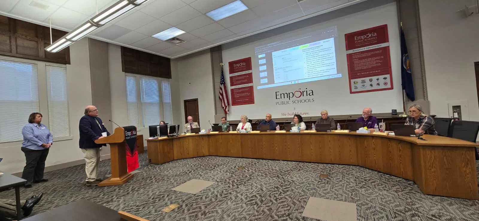 USD 253 Emporia administration discusses new resources and data collection efforts for state assessment data following misalignment of metrics noted at state level during USD 253 Board of Education meeting