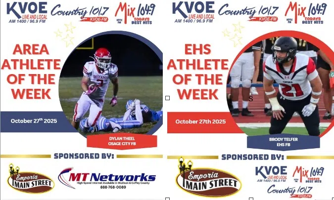 Area Athletes of the Week: Dylan Theel & Brody Telfer