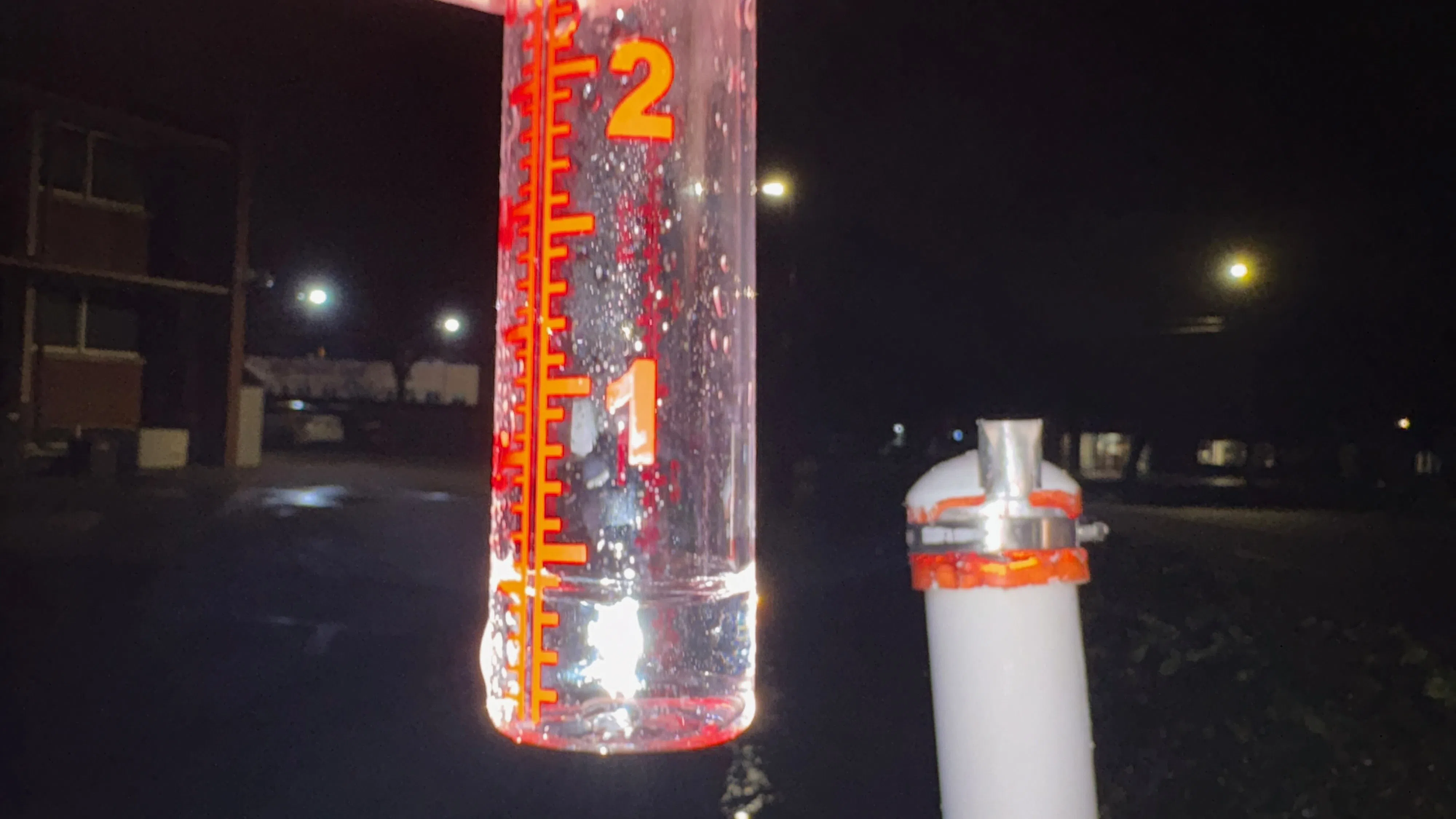 Light rain reported from Monday showers, isolated storms