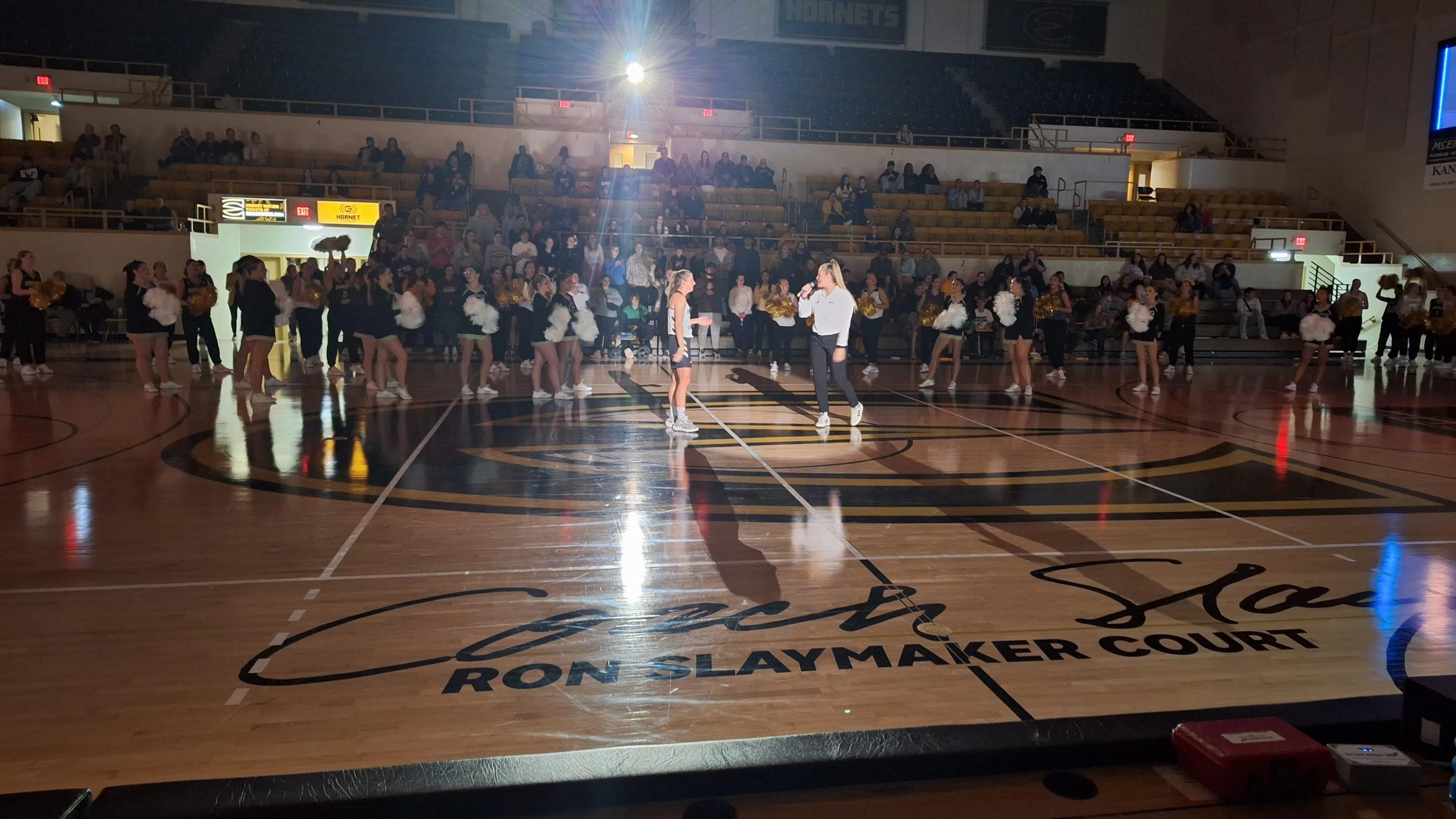 Big Time Energy and Enthusiasm for E-State Hoops at Late Night