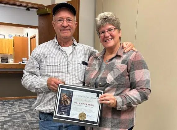 Brian and Lisa Keith selected as 2025 Emporia Christmas Parade Marshalls
