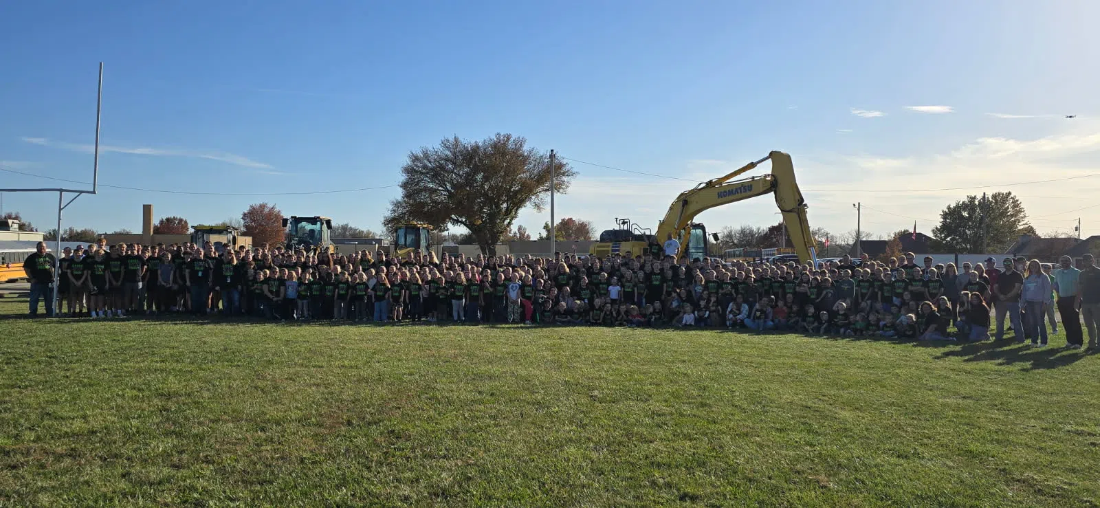 Physical construction to begin Monday following commemorative photo op at the site of new Olpe Fitness Park project Wednesday