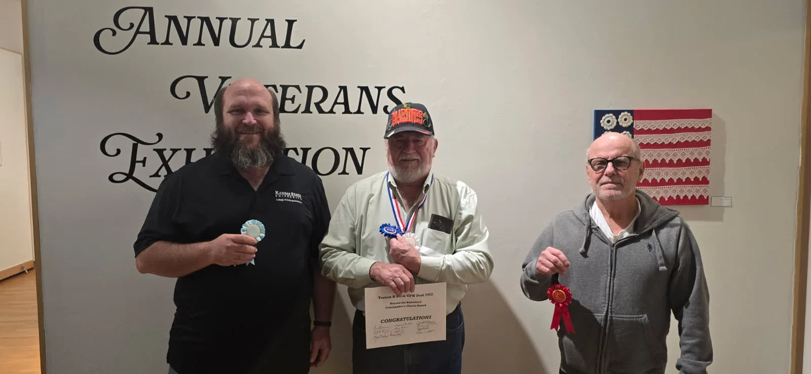 Veteran Art Exhibition concludes day one of busy slate of All Veterans Tribute activities Friday