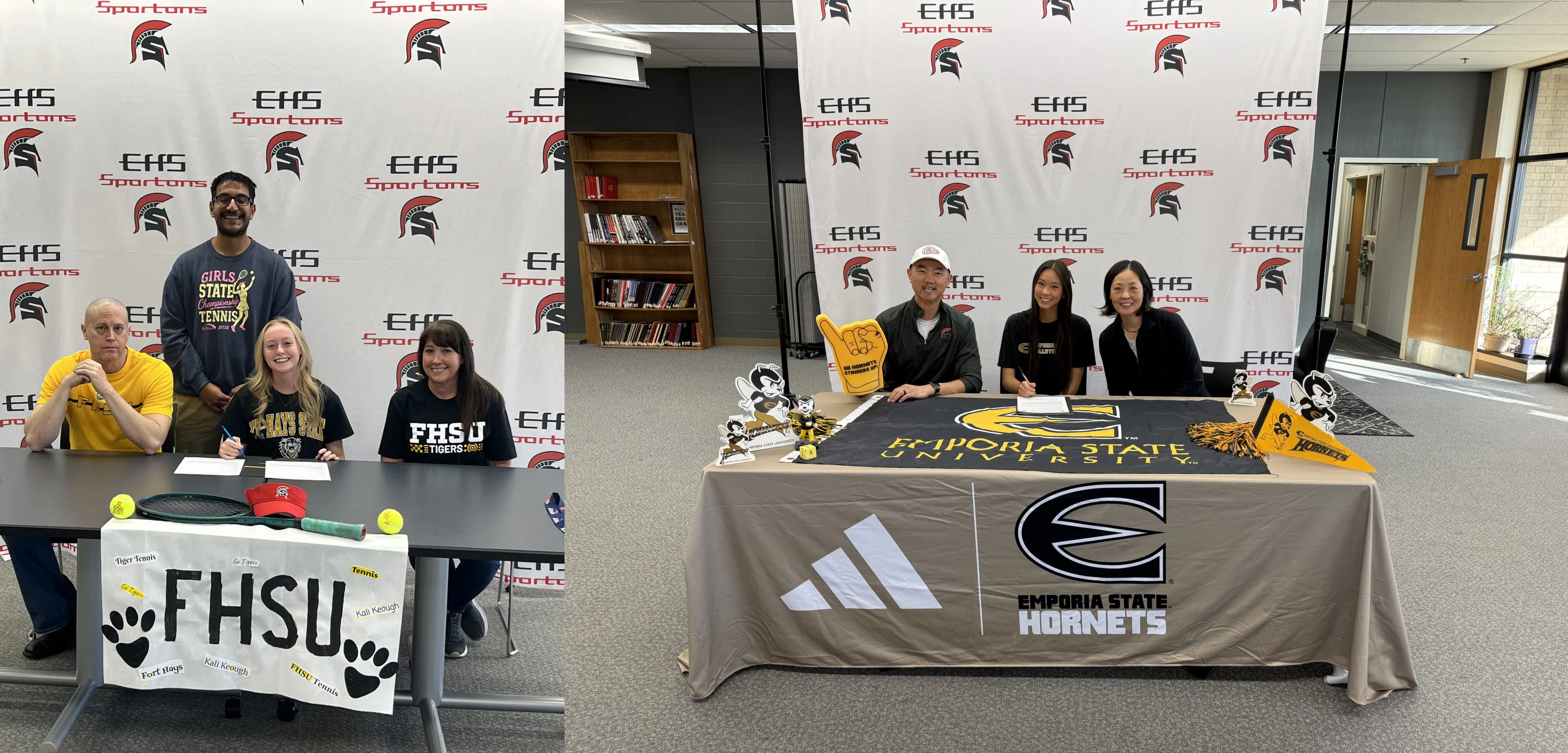 Xu and Keough Put Pen to Paper