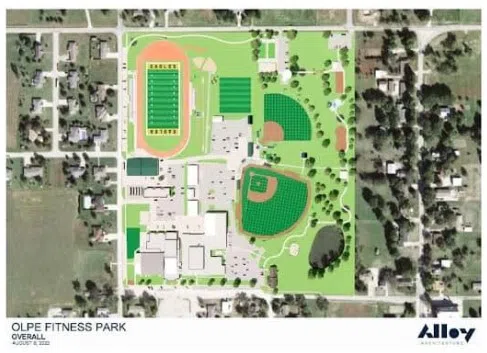 Groundbreaking date set for Olpe Fitness Park