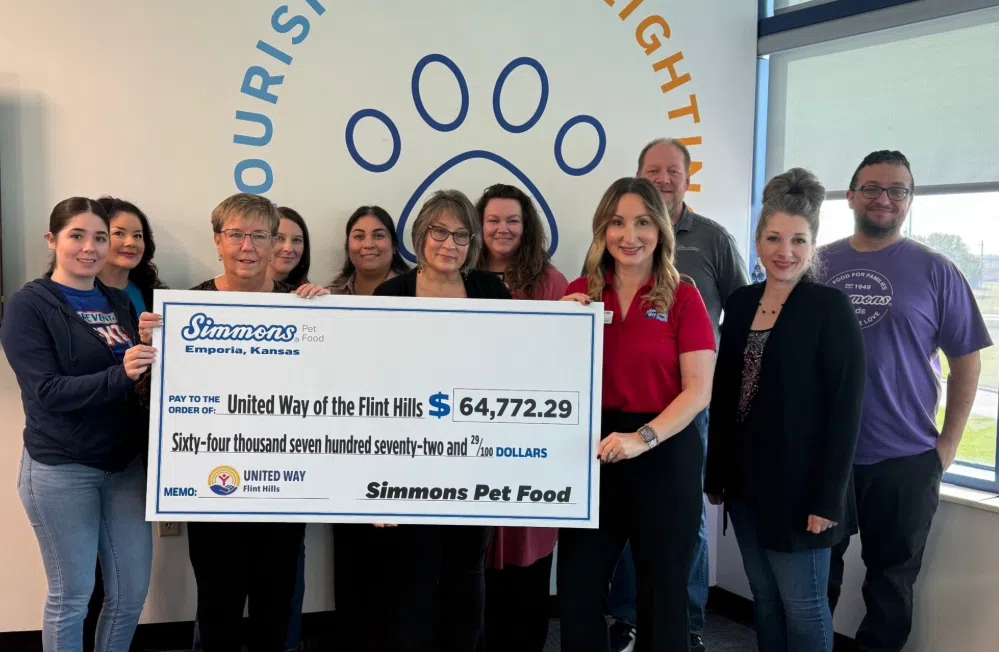 Simmons Pet Food raises second straight record-breaking total for United Way fundraising campaign