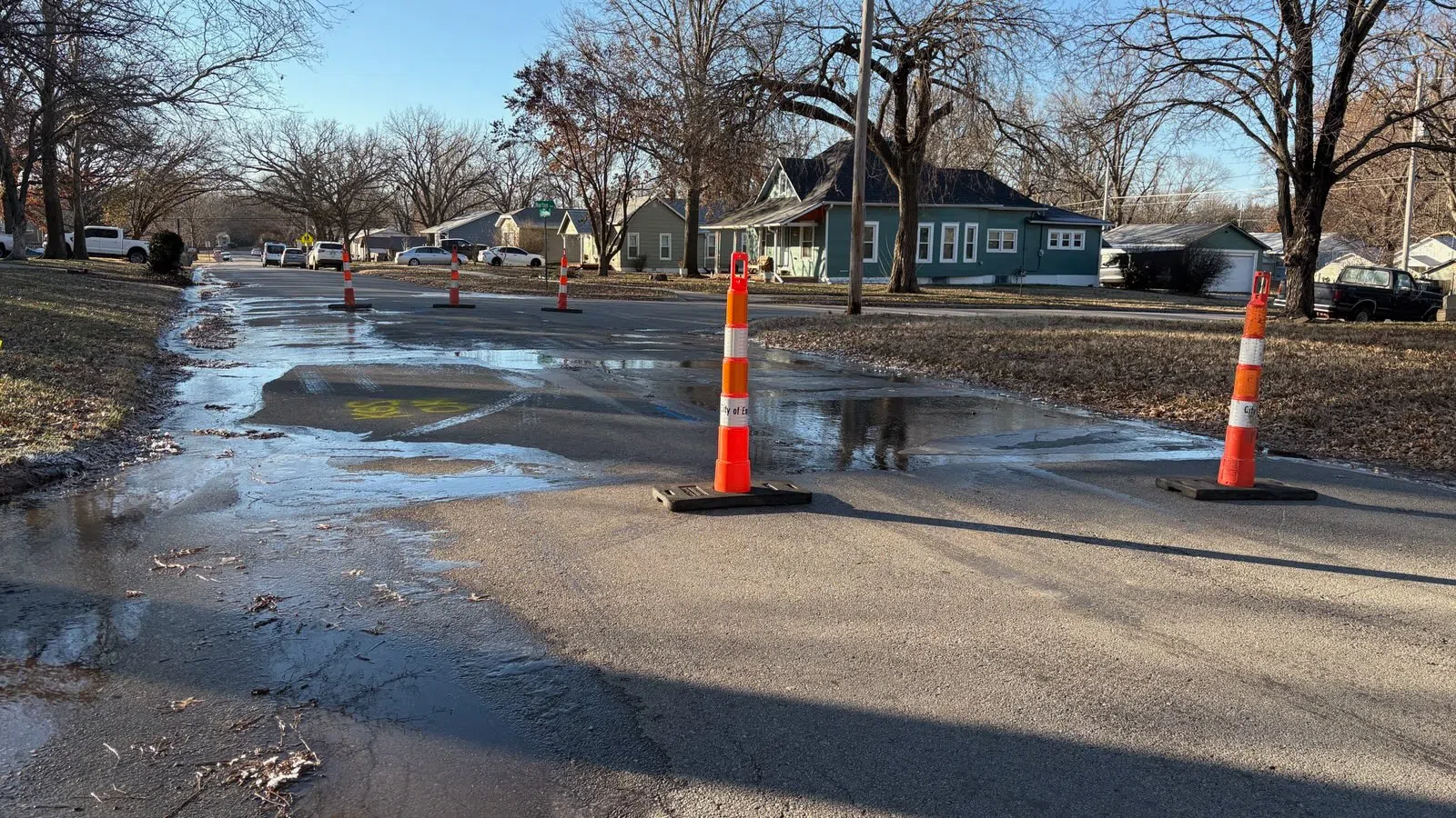 Small waterline breaks in southeast Emporia