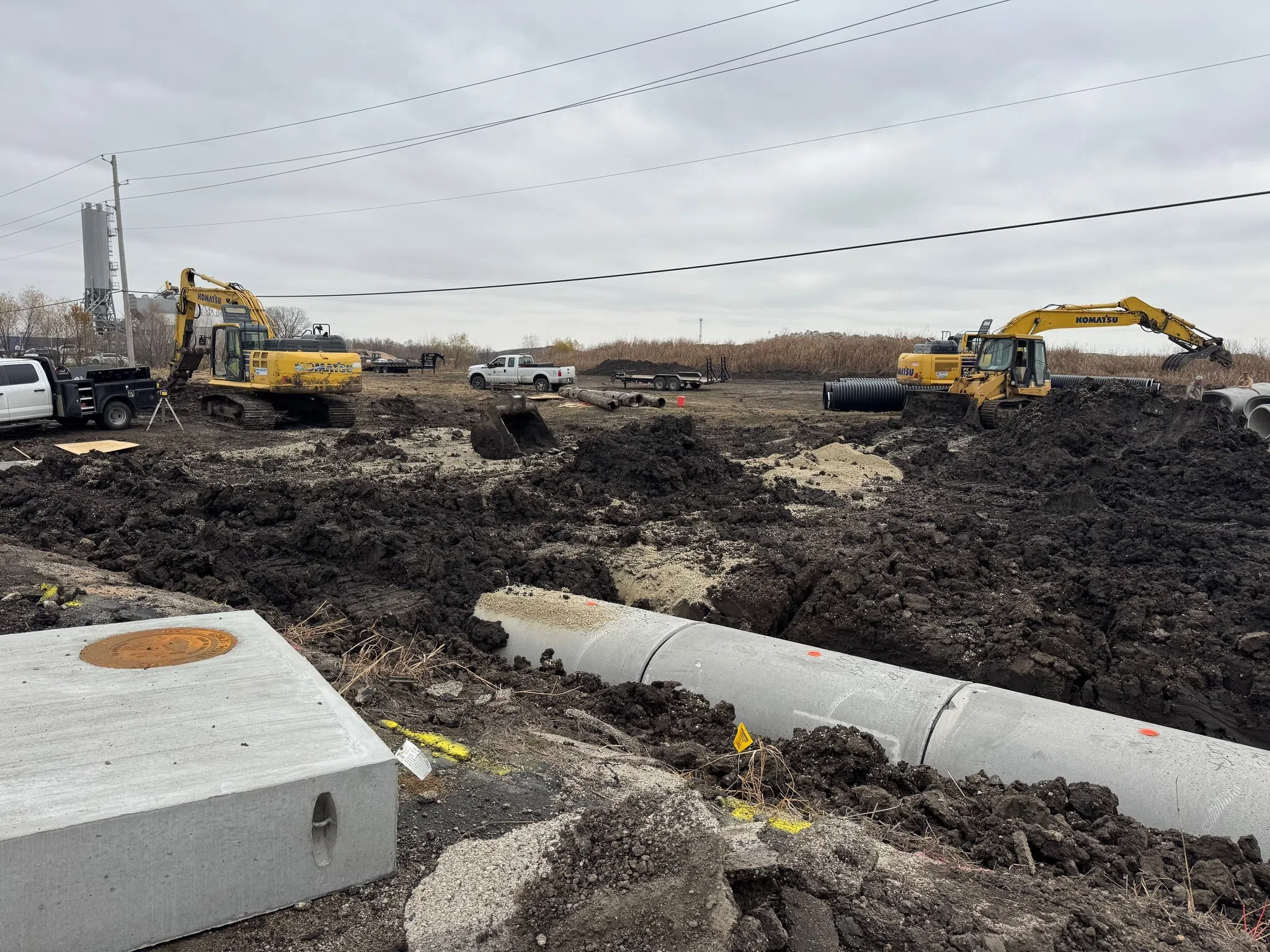 Overlander Road work leading into 2026 resurfacing, geometric projects along K-99, US-50