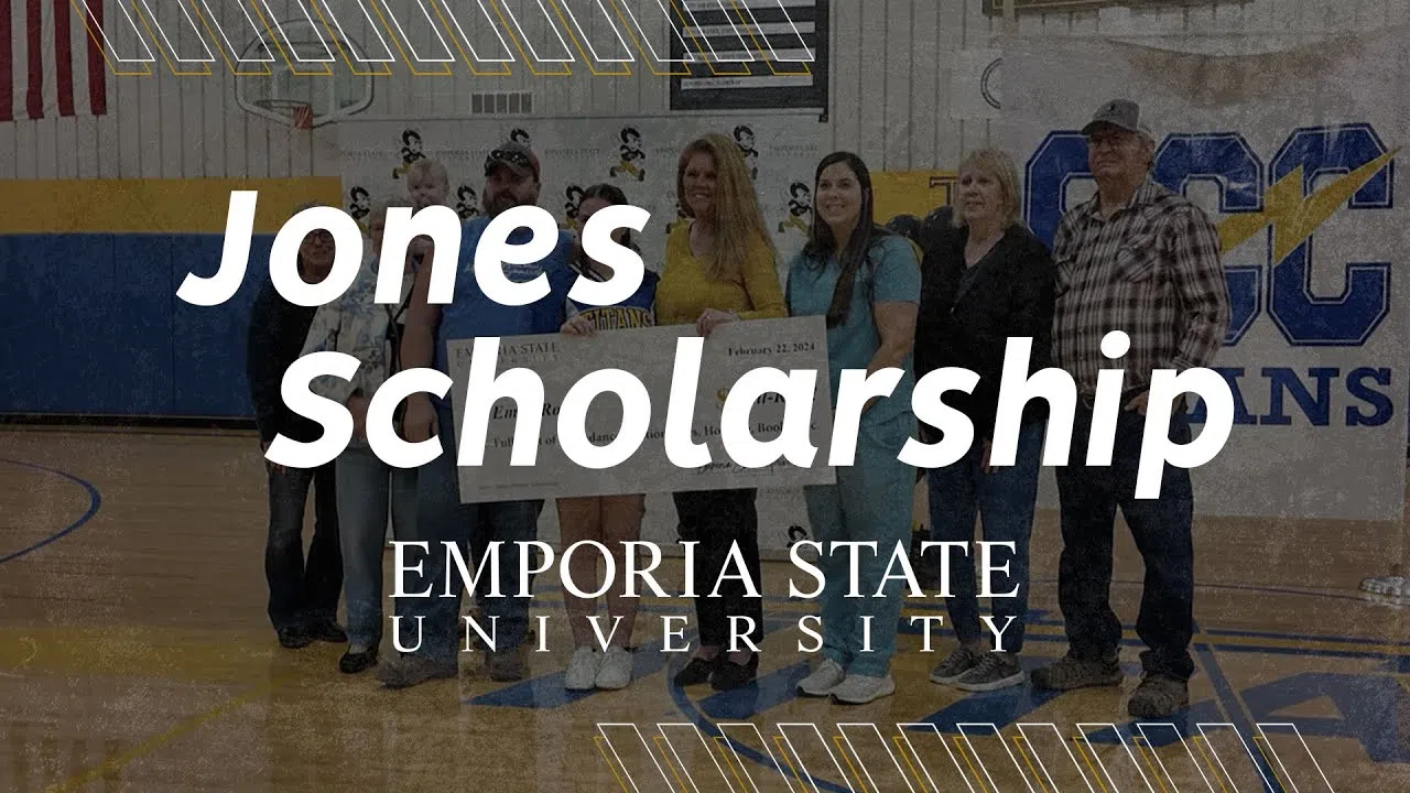 Emporia State University makes surprise scholarship presentations to six area high school seniors Monday and Tuesday