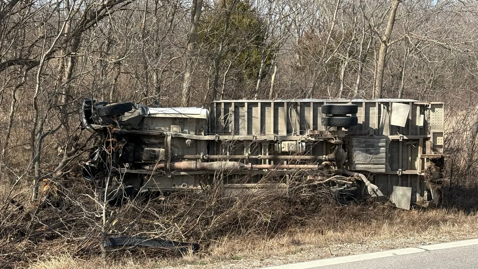 Lecompton man airlifted from US-56 wreck scene