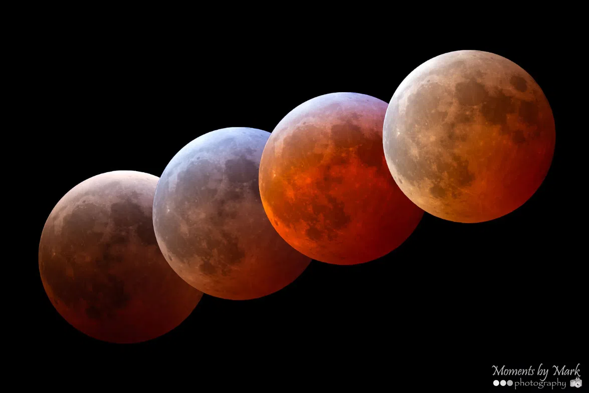 Total lunar eclipse taking place early Tuesday