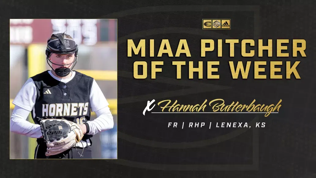 Butterbaugh Named MIAA Softball Pitcher of the Week