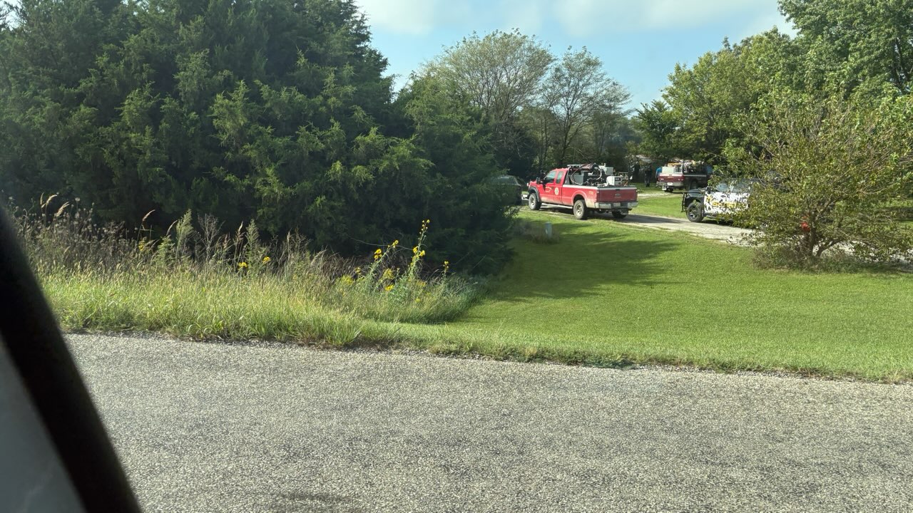 Reported structure fire near Lyon-Coffey county line apparently limited to burn barrel