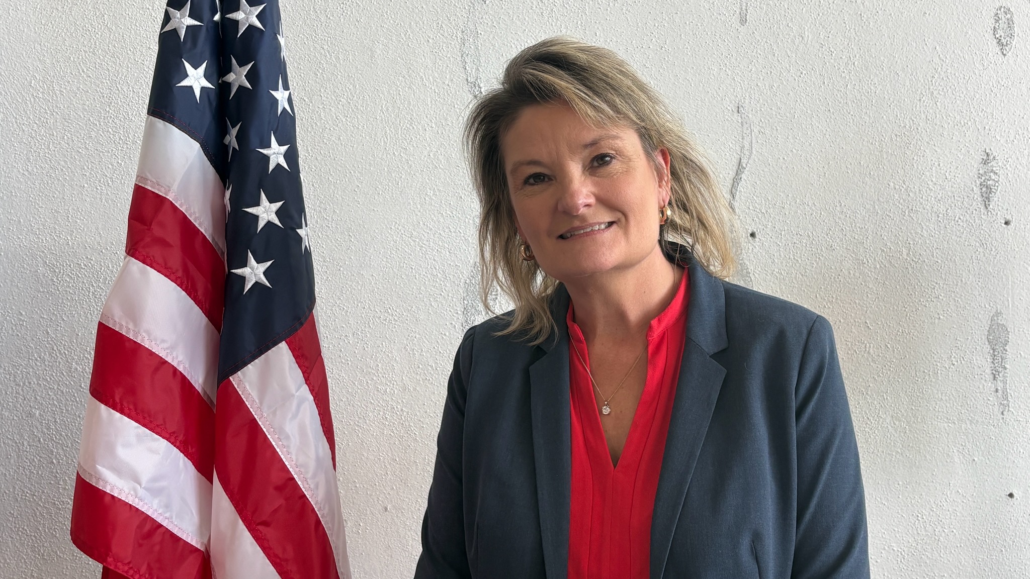 Holscher discusses education funding, property tax relief and data center policies in pair of Emporia stops