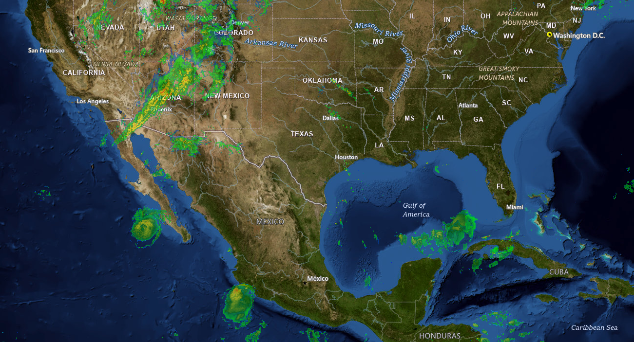 NWS: Remnants of Hurricane Polo to combine with second storm system for mid-week rain chances