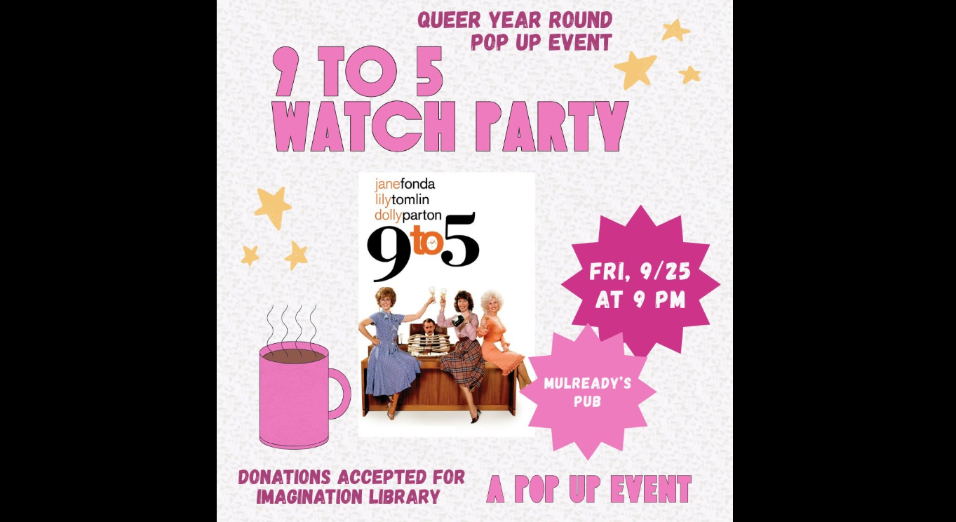 9 to 5 watch party Friday benefiting Dolly Parton Imagination Library