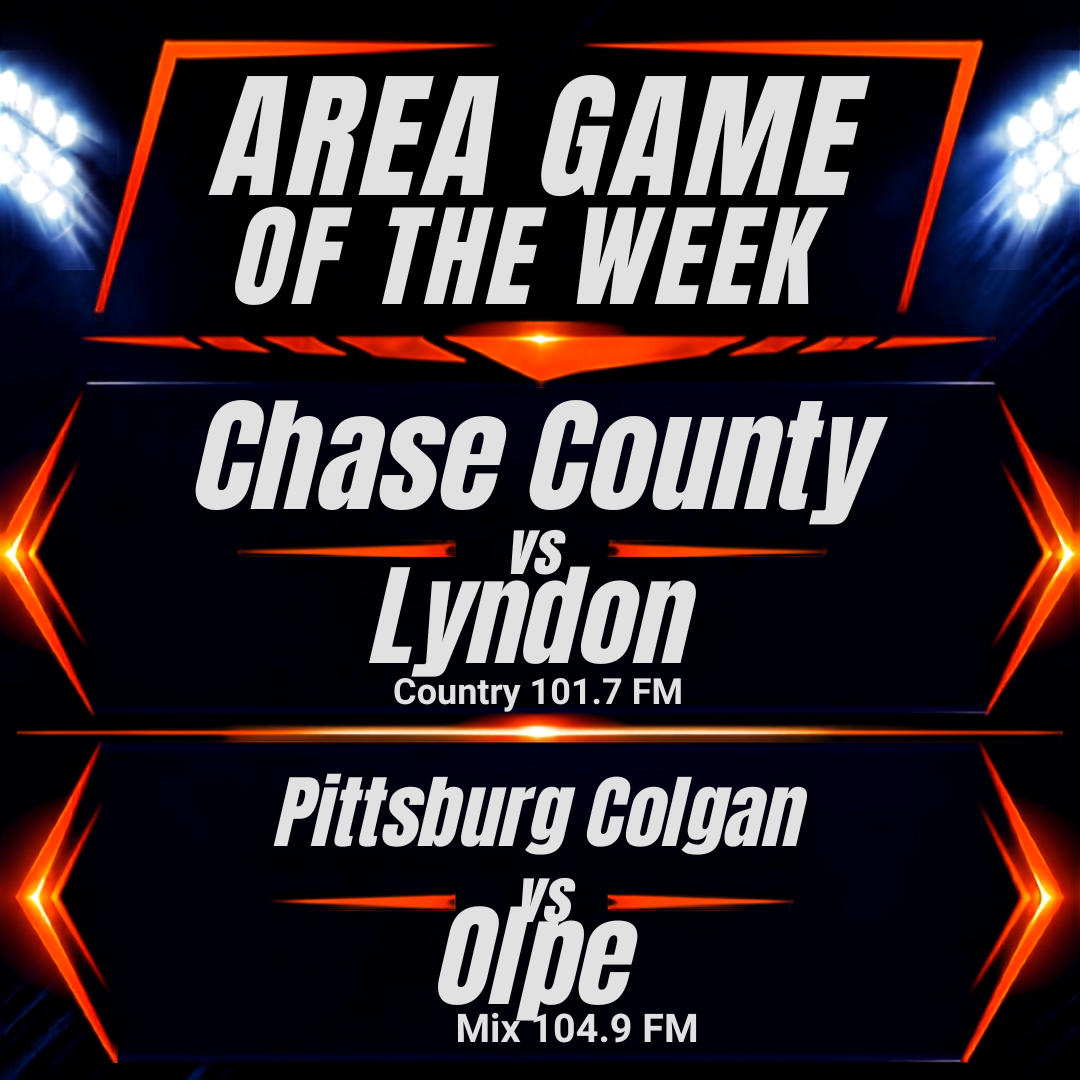 Chase County Heads to Lyndon, Olpe Hosts Pittsburg Colgan in Area Game of the Week