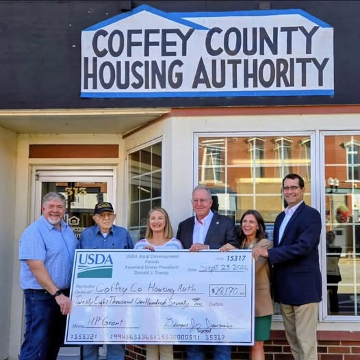 Coffey County Housing Authority gains nearly $30,000 grant from USDA Rural Development