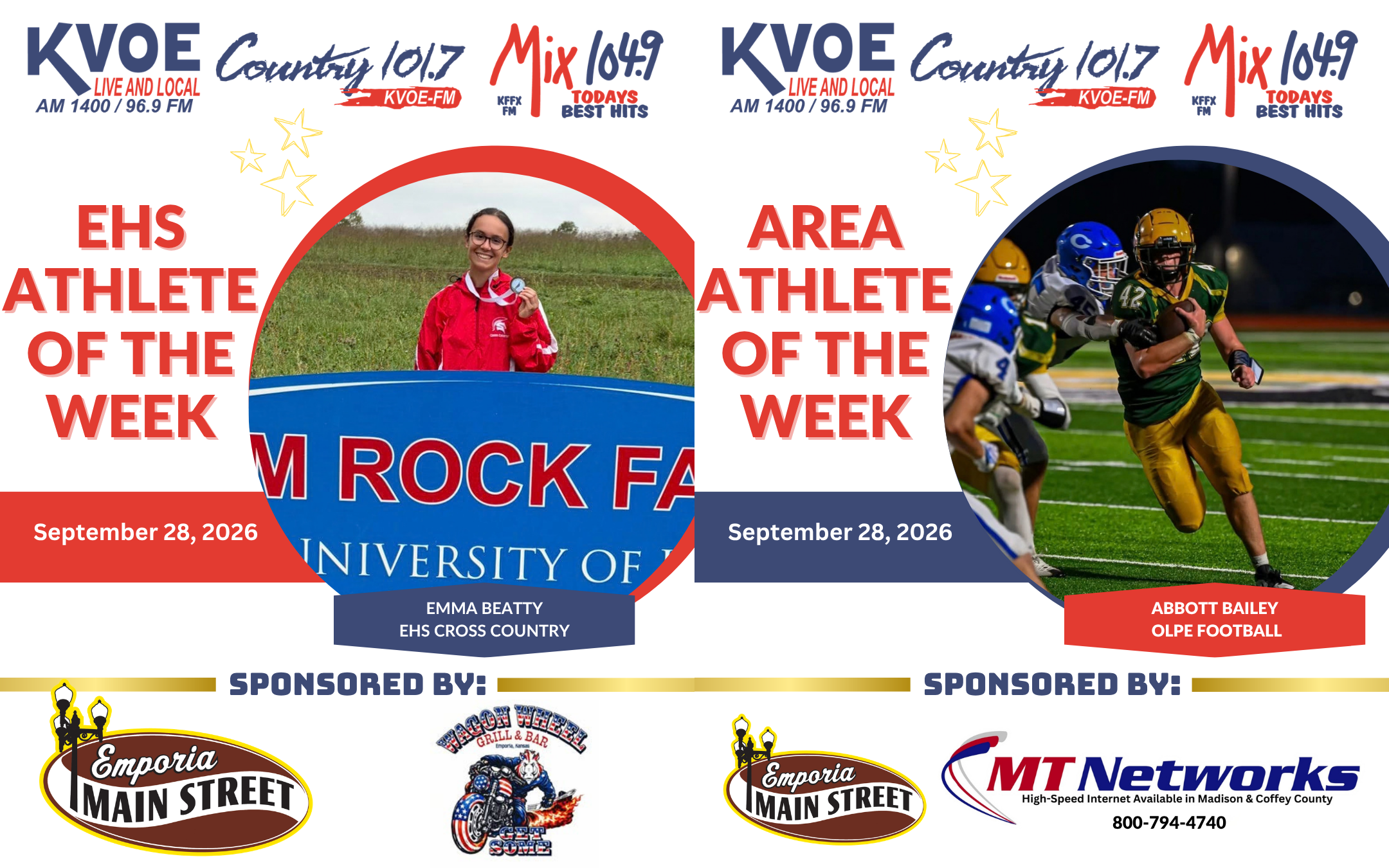 Athletes of the Week: Beatty and Bailey