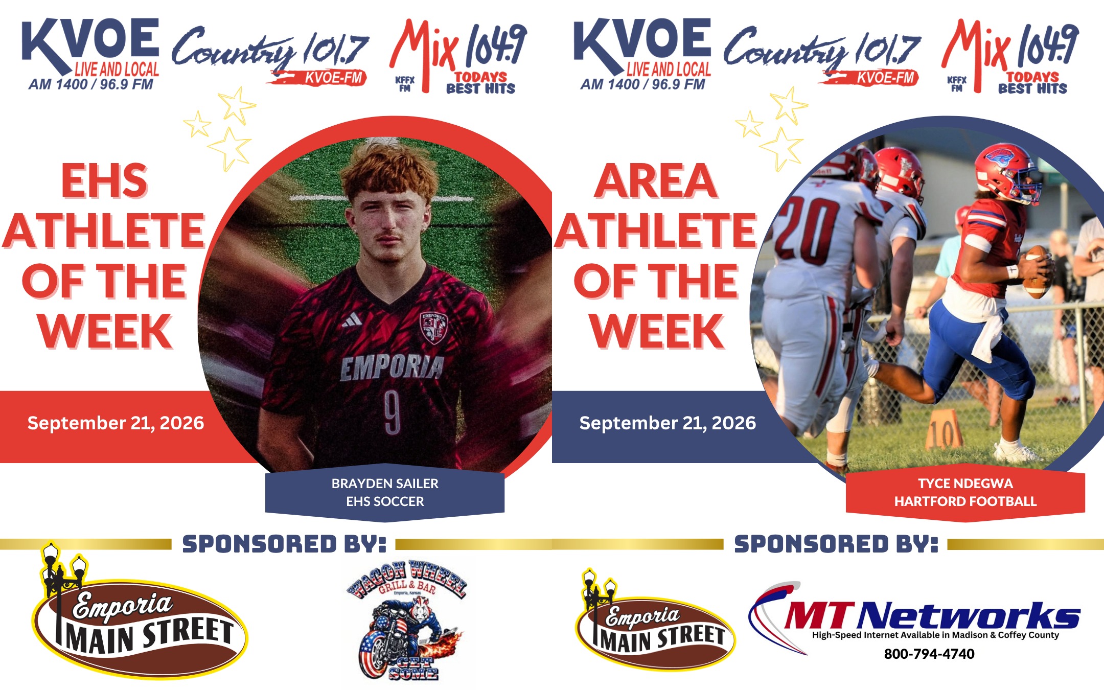 Athletes of the Week: Sailer and Ndegwa