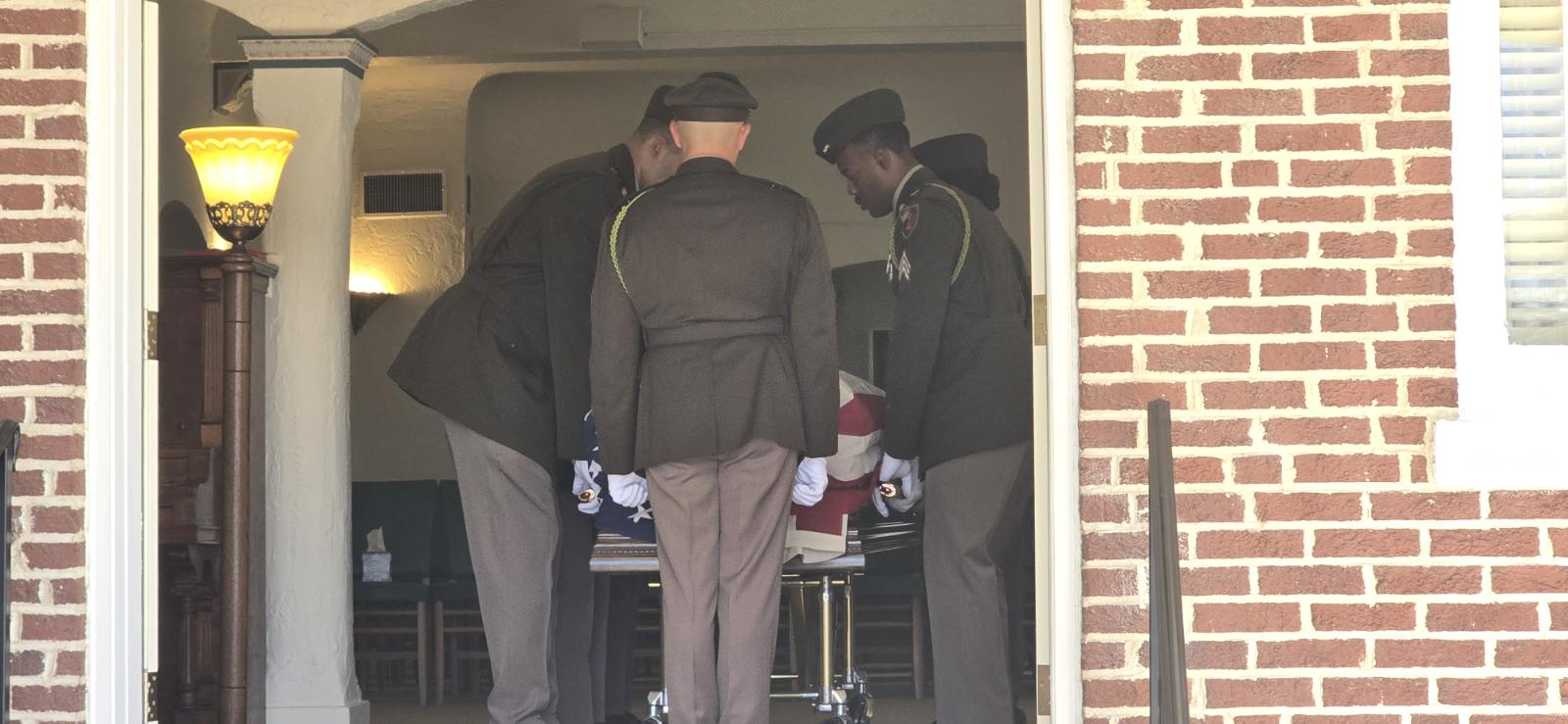 Remains of Sergeants Jay and William Moreland arrive in Emporia ahead of next weekend's formal repatriation in Bushong