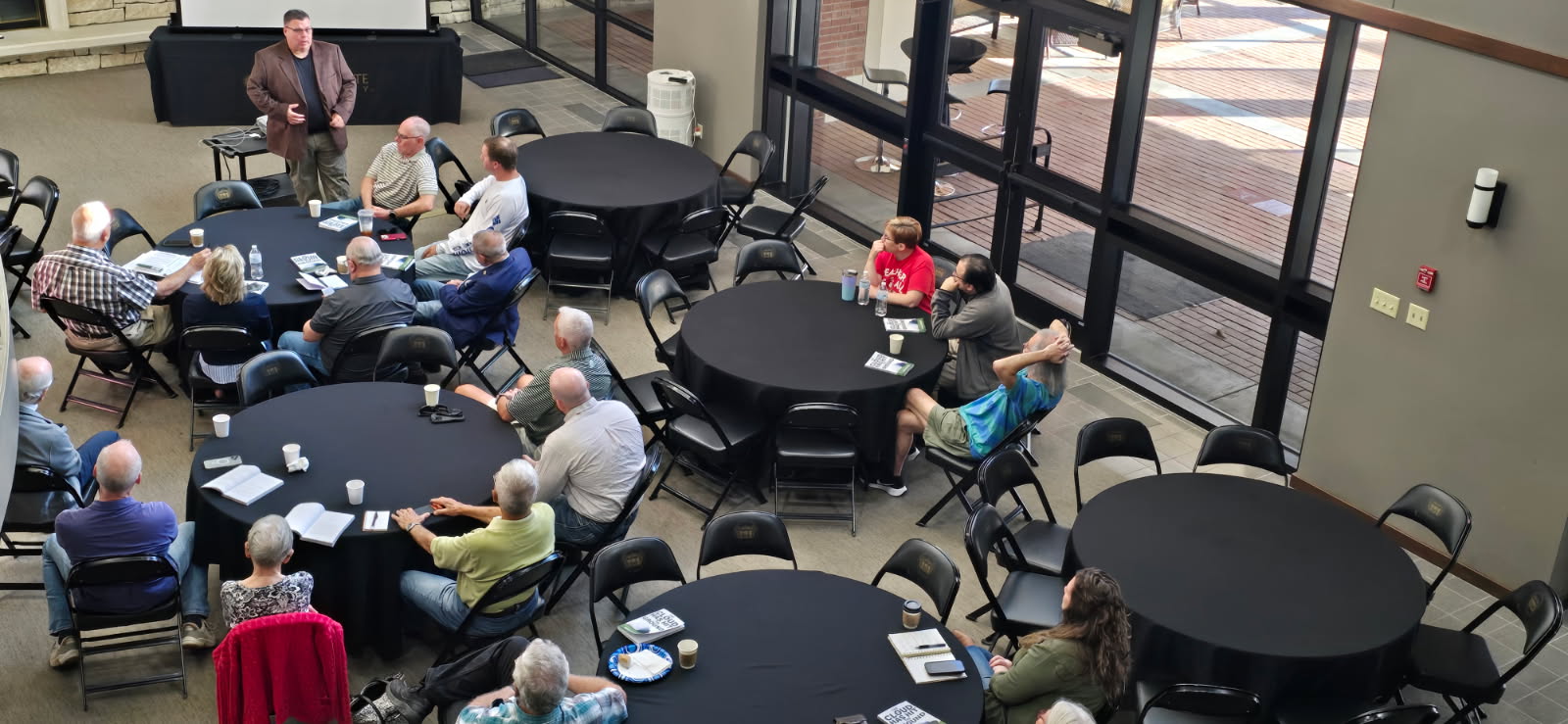 Facts, intellectual honesty and avoiding the economy of fear: Author Heath Jeppson covers a range of issues surrounding data center debate during recent Eggs and Issues forum in Emporia