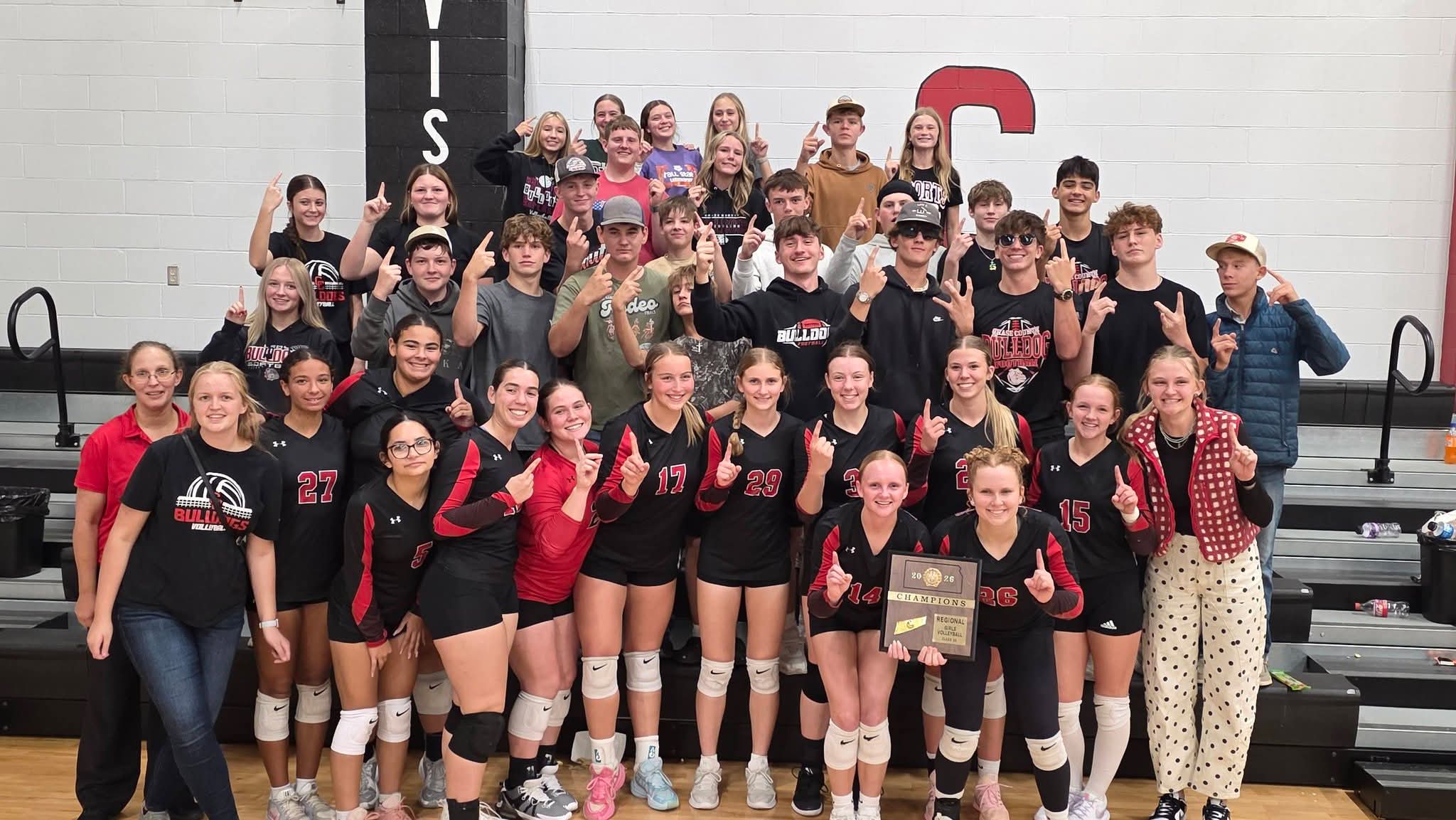 Chase County and Olpe Advance in Playoff Volleyball