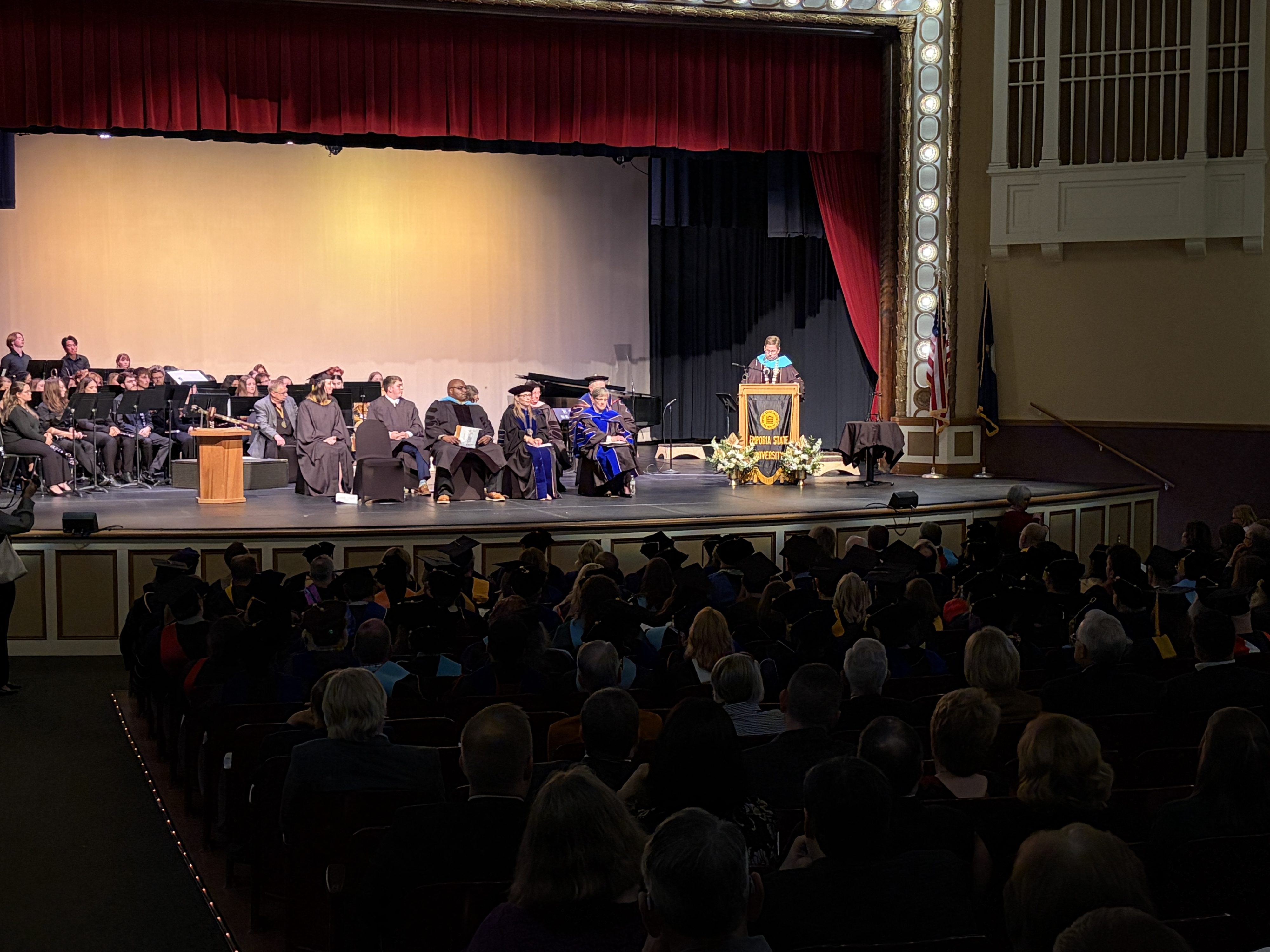 Emporia State University hosts inauguration ceremony for 19th president
