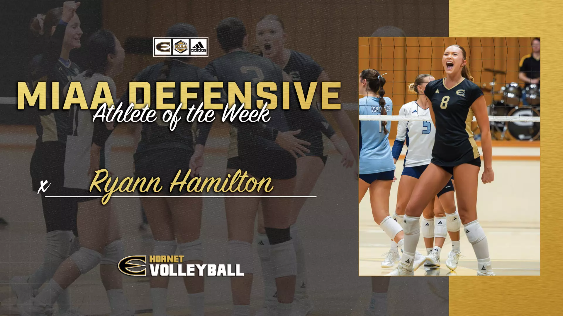 ESU's Hamilton Walls Up For Defensive Player of the Week Award