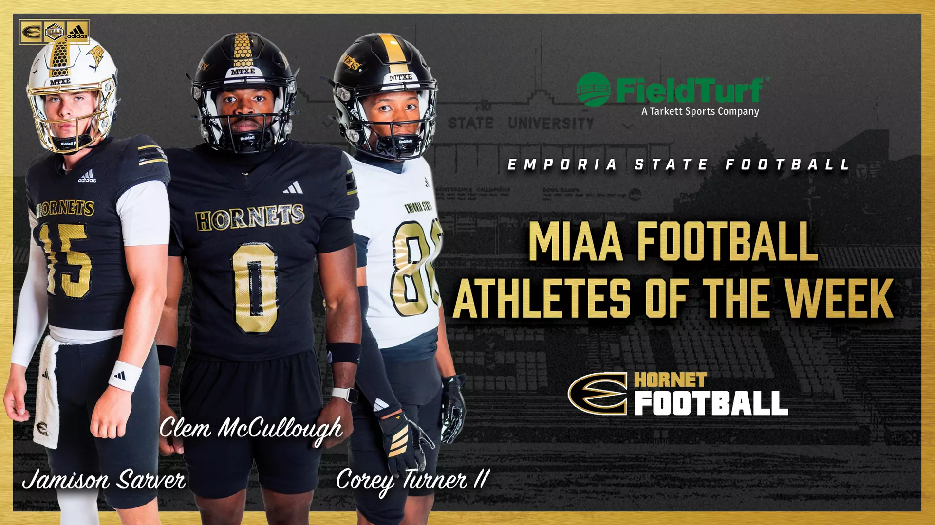 Hornets Buzz Through MIAA Football Weekly Awards