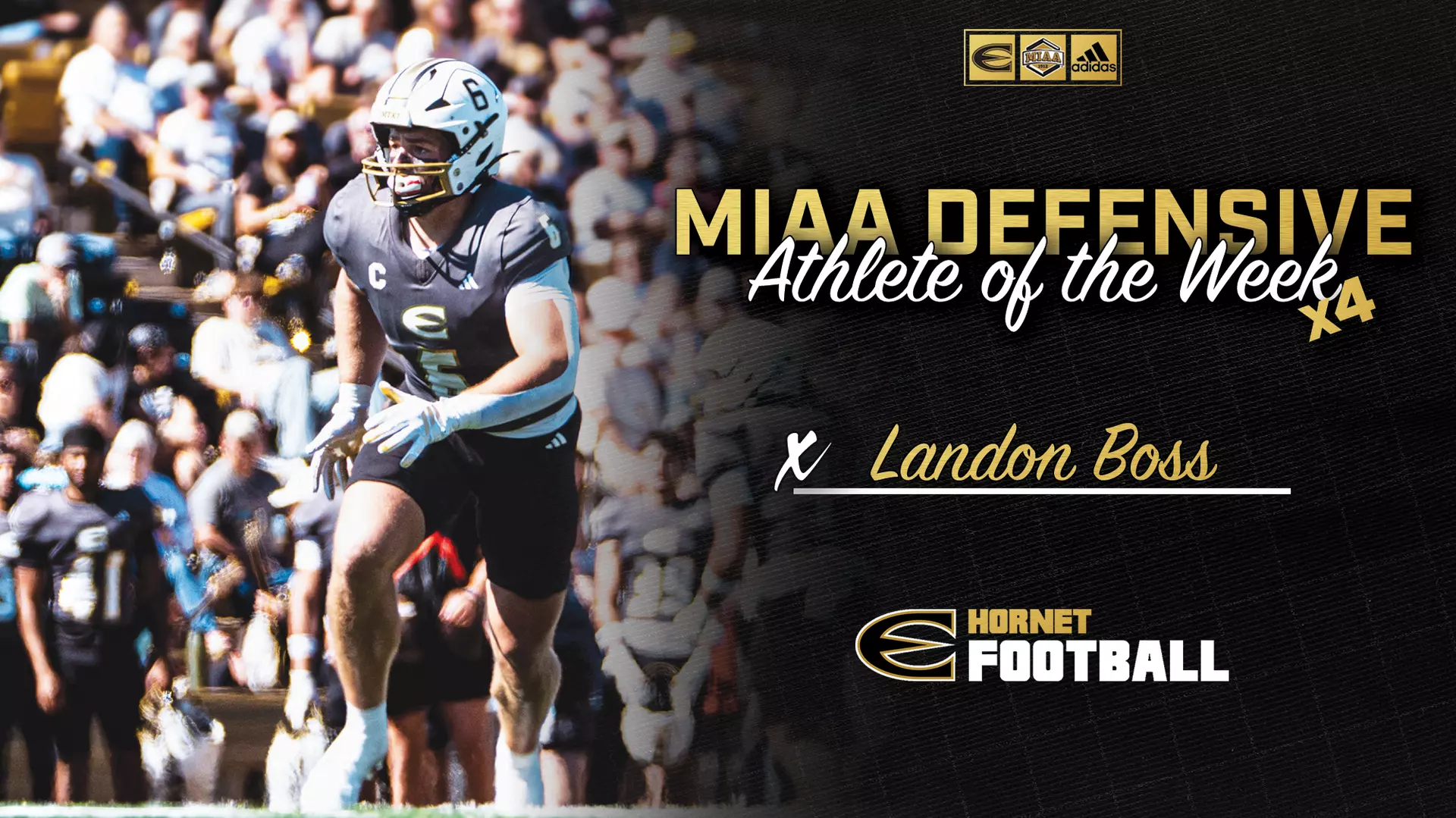 Landon Boss Earns Seventh MIAA Player of the Week Honor