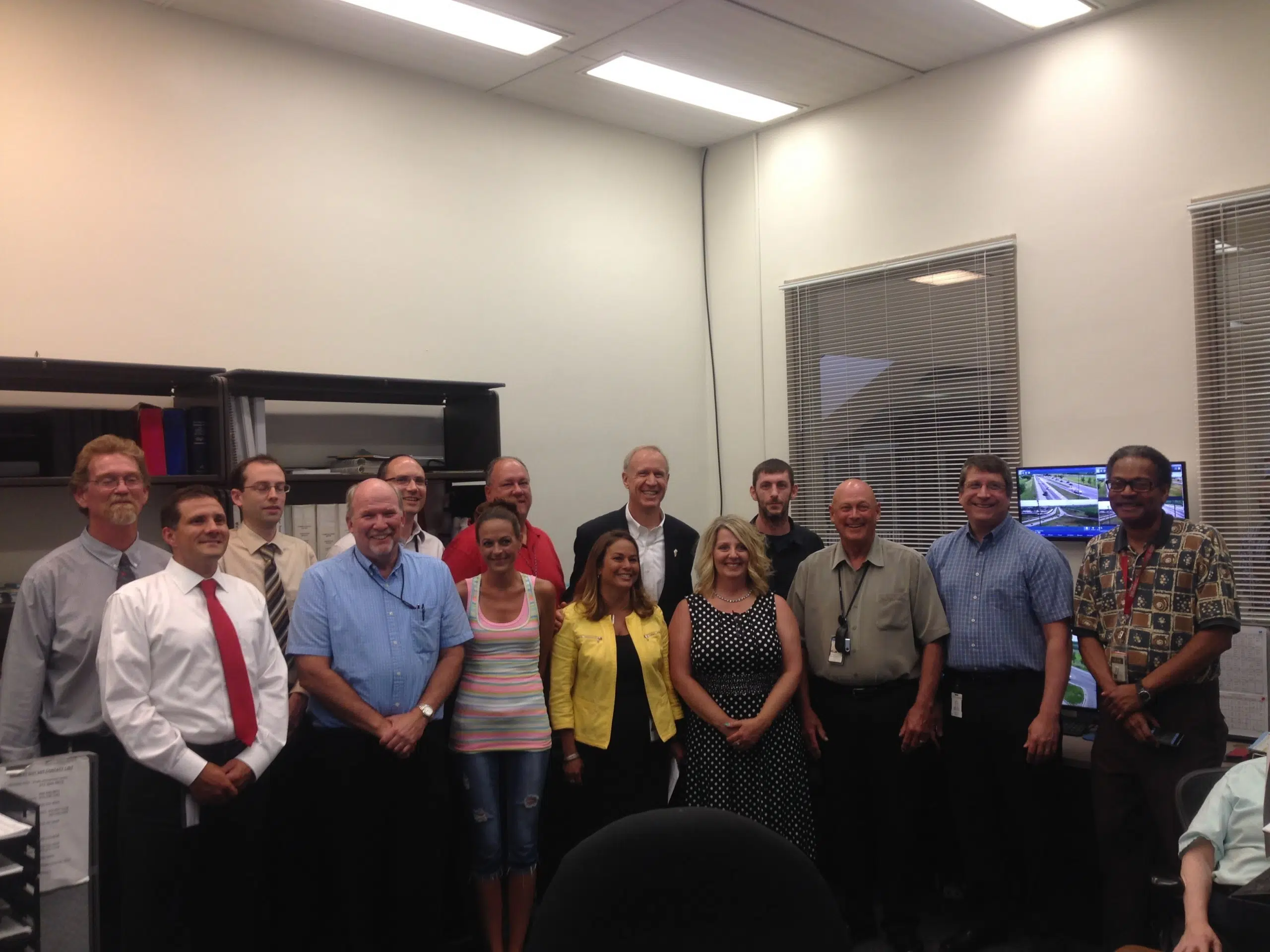 Governor Rauner Visited IDOT Headquarters on Tuesday 