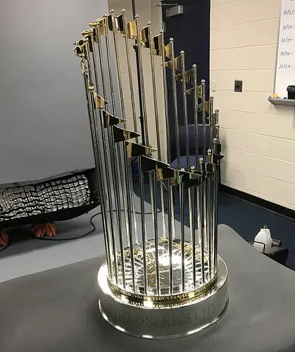 Cubs World Series Trophy Making Stop In Springfield 