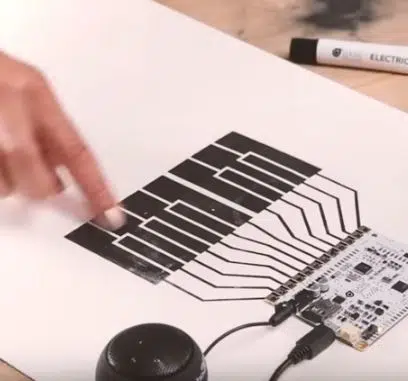Conductive paint is a thing! Pretty amazing too!
