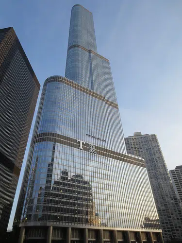 Four Charged With Damaging Trump Tower In Chicago