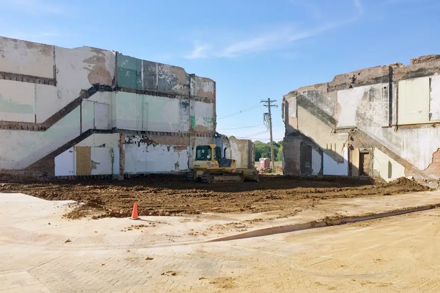Downtown clean up nearing completion 