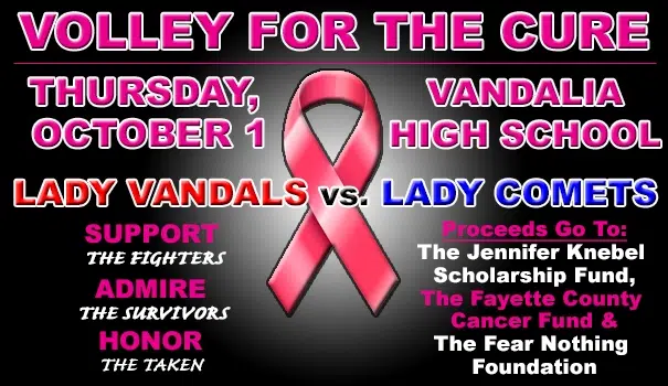Annual Volley for the Cure Match Set for Thursday, October 1 at VCHS