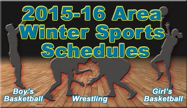 2015-16 Area Winter Sports Schedules