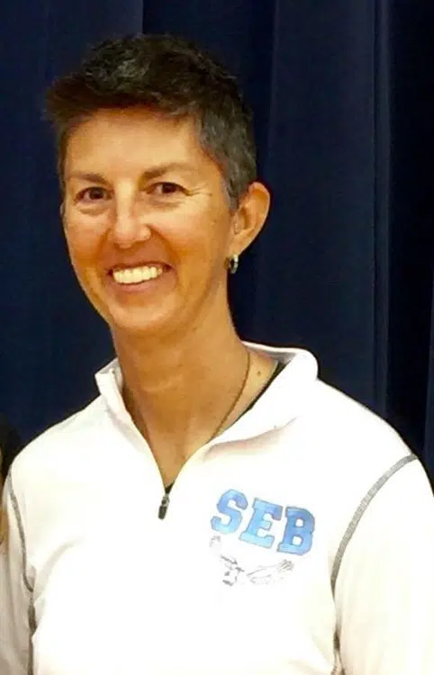 SEB Volleyball Beats Altamont in Two Sets on Night Honoring Coach Elise Asher