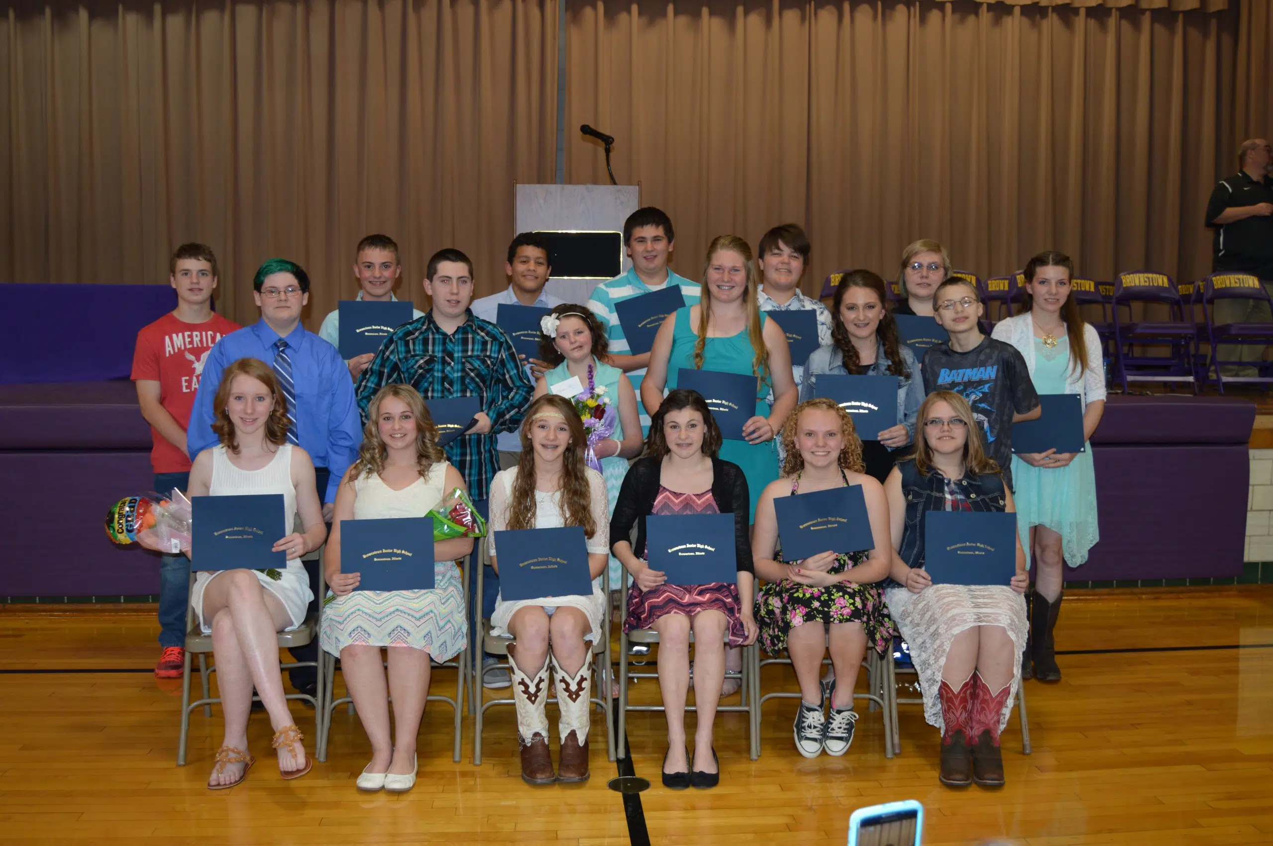 Brownstown holds 8th grade promotion/recognition ceremony 
