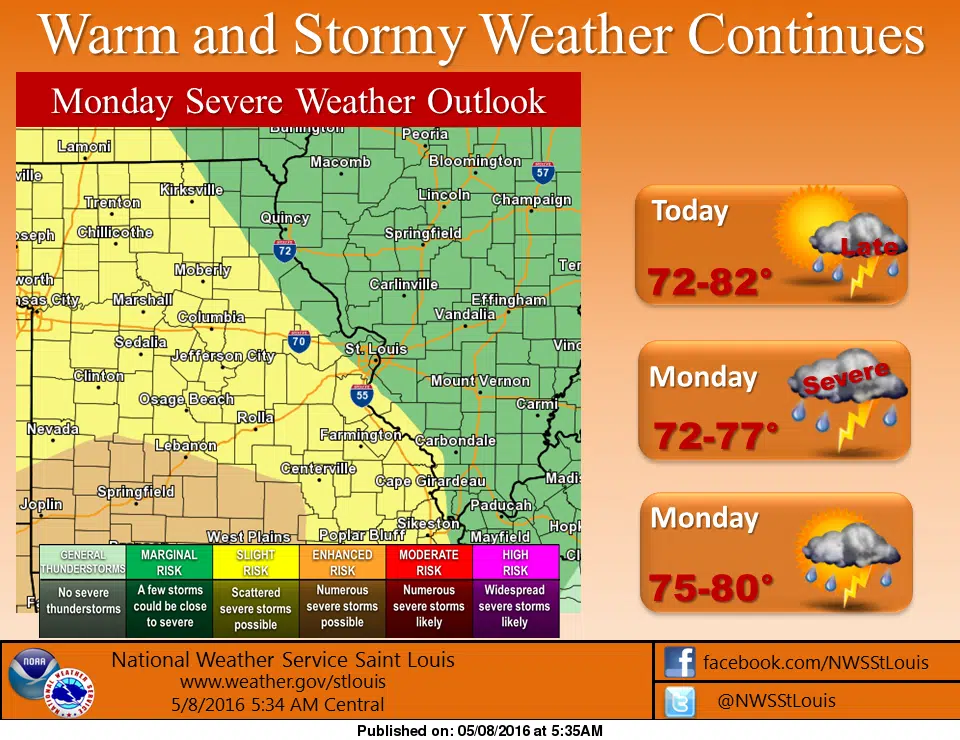 More storms could be on the way later today, Monday 