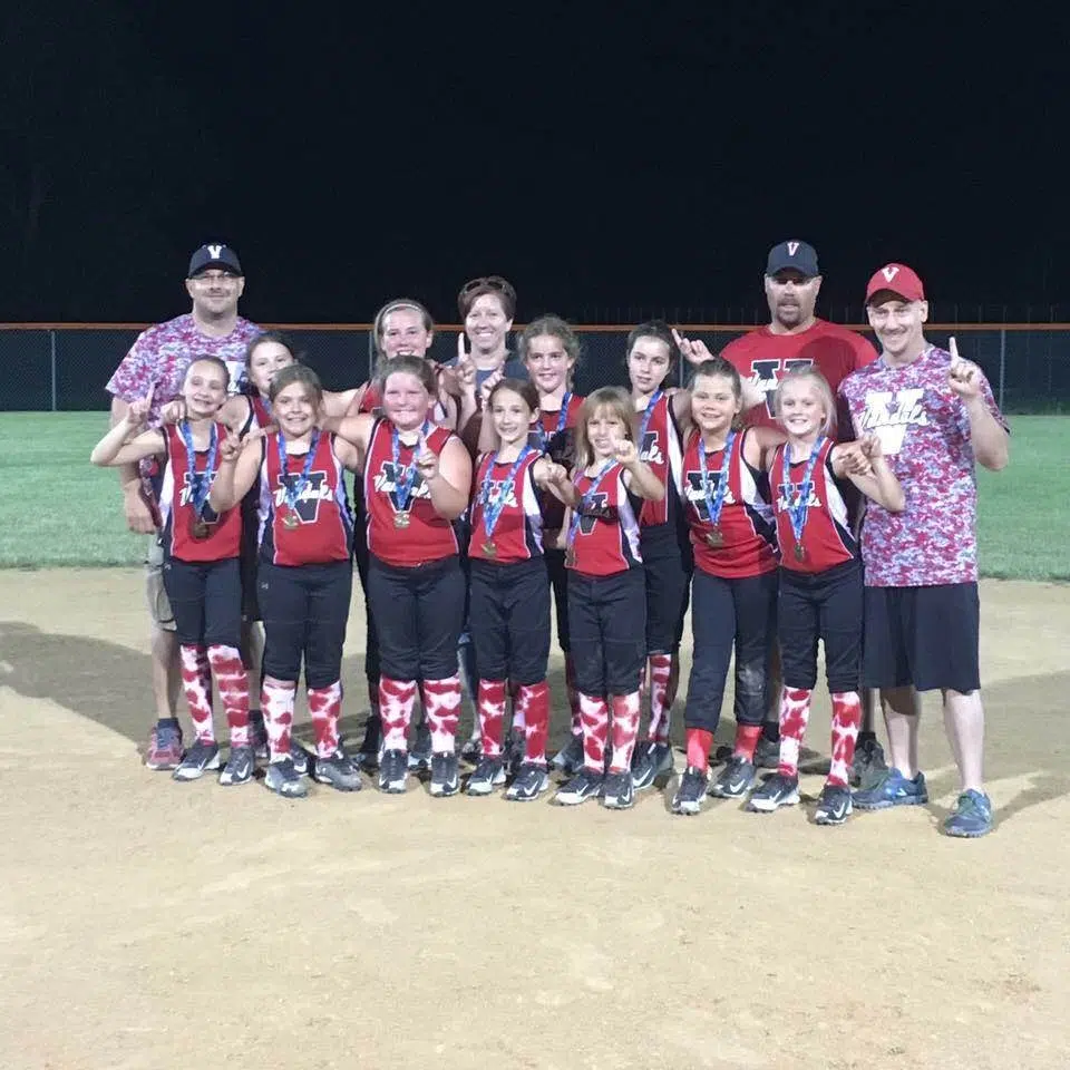 Vandalia Red/Black 10U softball team wins Hillsboro Season Tournament Championship