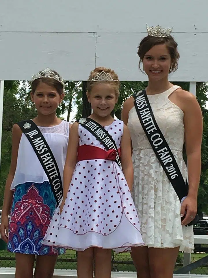 Fayette County's Royalty at Illinois State Fair 