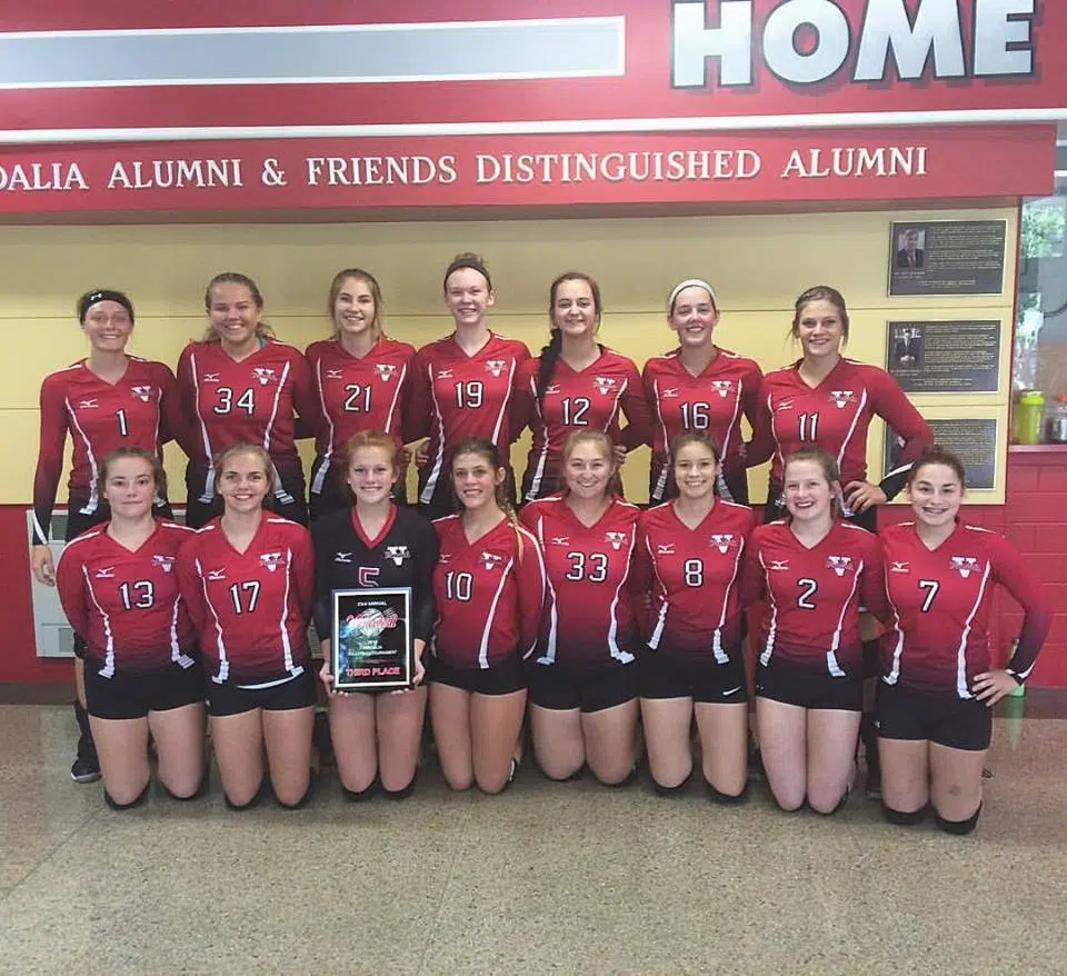 Lady Vandals volleyball take 3rd place in their own Tournament Saturday 